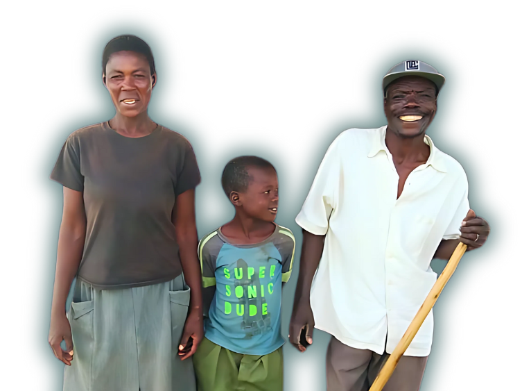 Johnson and family